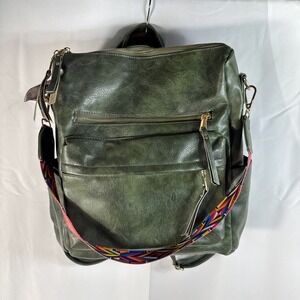 Modern Chic Green Fashion Backpack